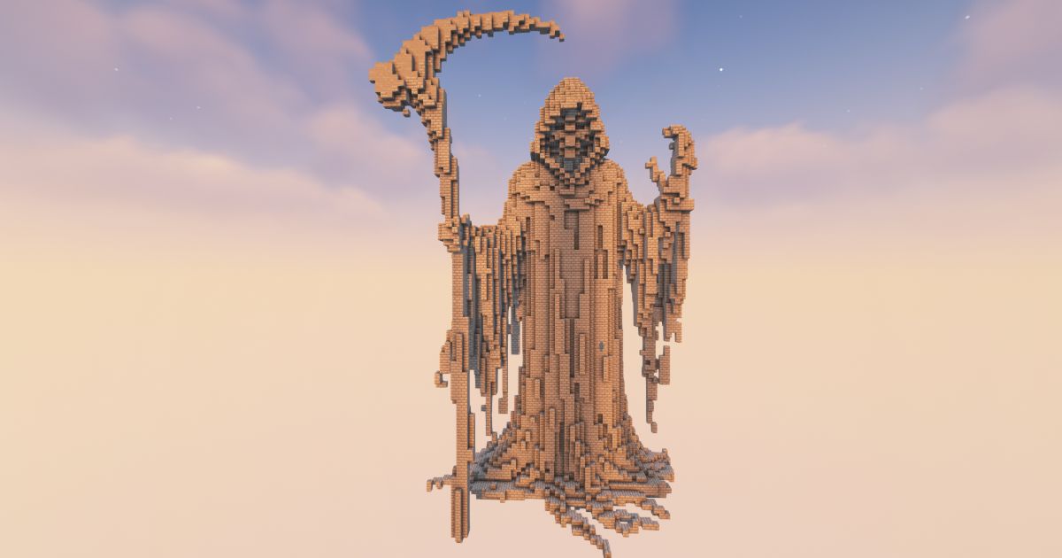 FREE Minecraft Reaper 2 Statue preview 1