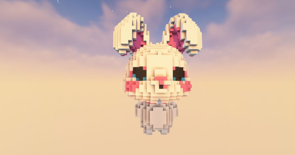 FREE Minecraft Rabbit Cute Easter preview 1