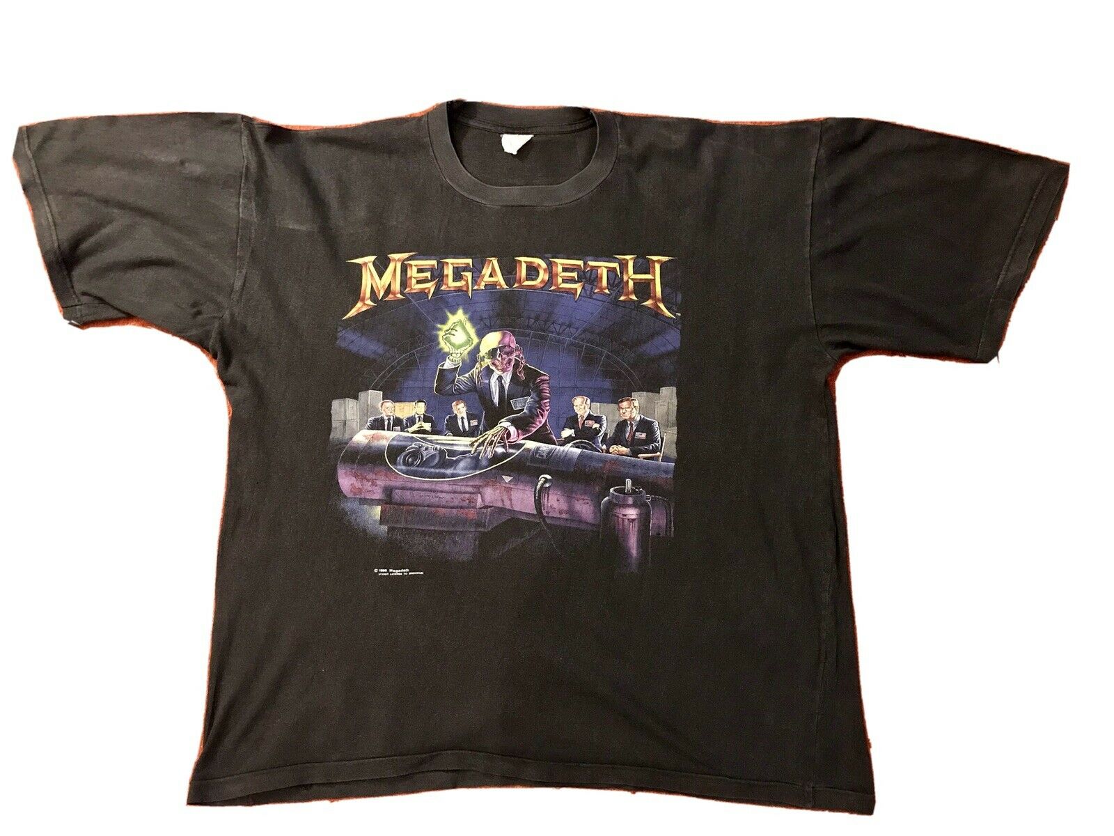 Vintage Megadeth Rust In Peace Vintage 90’s Metal T Shirt