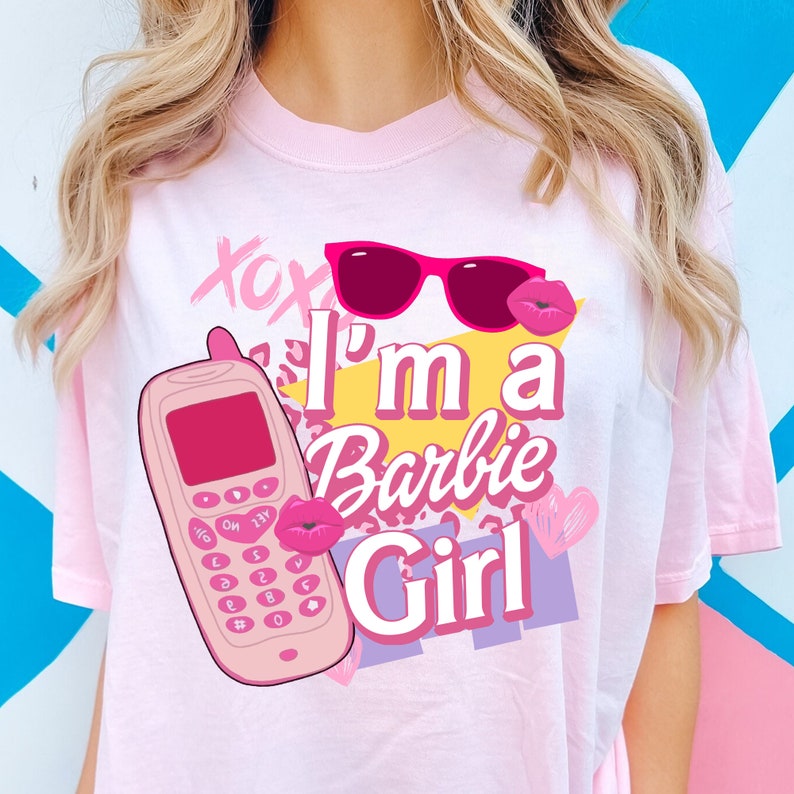 Barbie Girl Shirt, Fun And Fashionable Tee For Girls And Women, I’M A Barbie Girl Retro Style, Pink Barbie Shirt