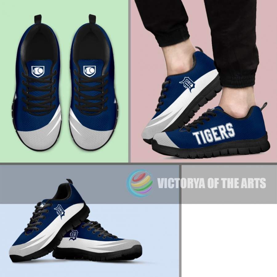 Awesome Gift Logo Detroit Tigers Sneakers