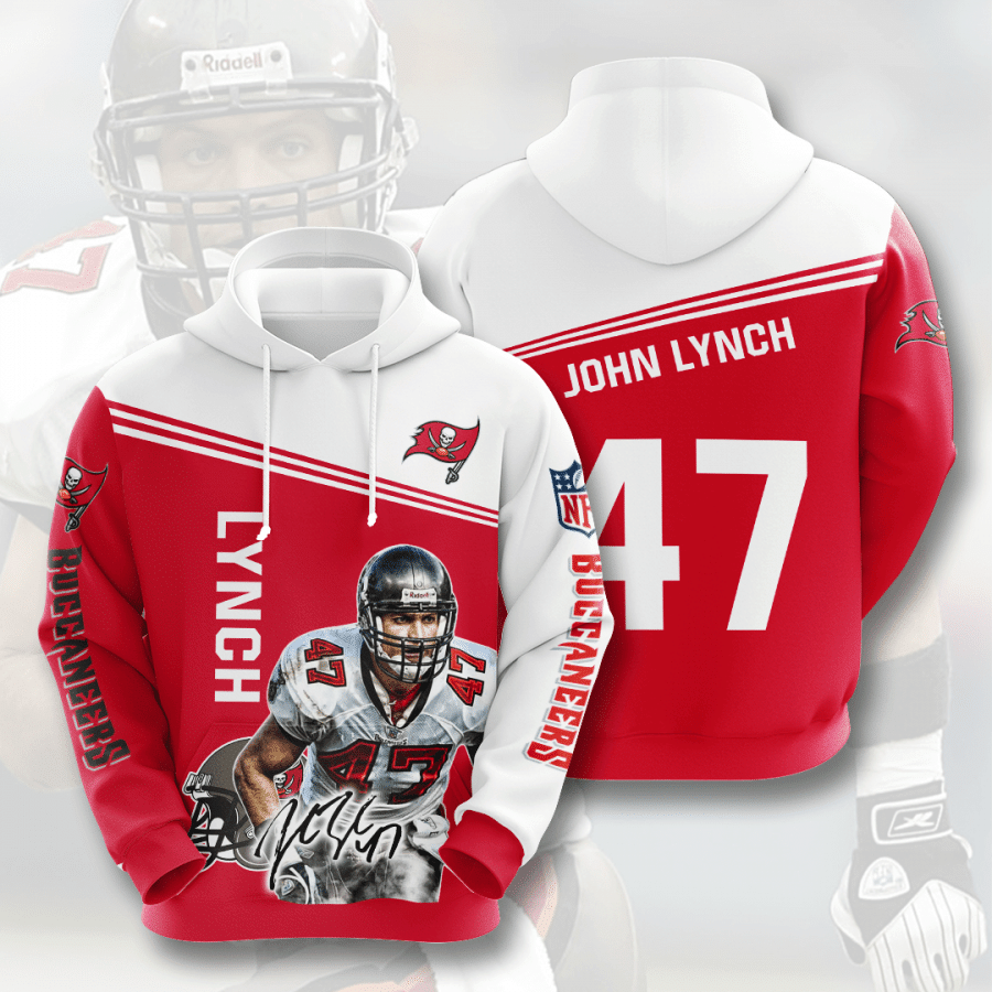 Tampa Bay Buccaneers John Lynch 91 Unisex 3D Hoodie Gift For Fans