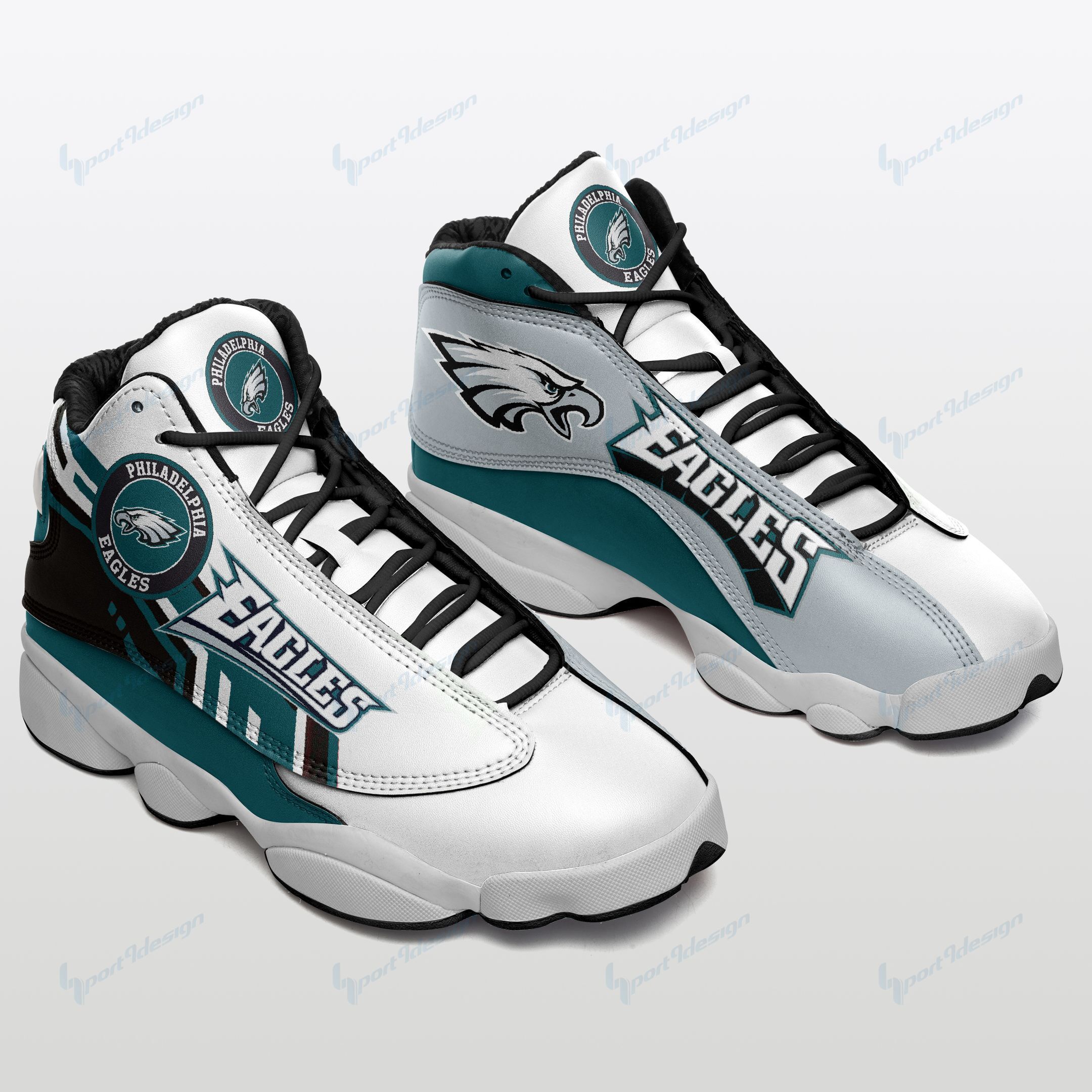 Philadelphia Eagles Air JD13 Sneakers 557