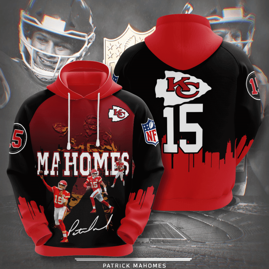 Kansas City Chiefs Patrick Mahomes 81 Unisex 3D Hoodie Gift For Fans