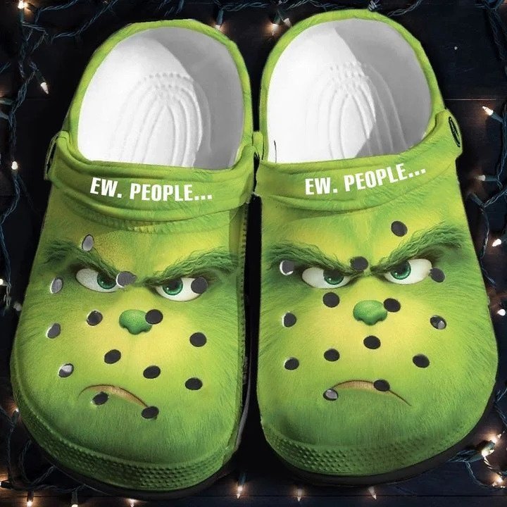 Ew People Grinch Christmas Crocss Crocband Clog Shoes For Men Women