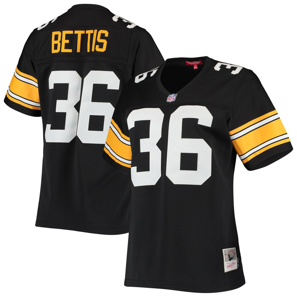 Womens Pittsburgh Steelers Jerome Bettis Mitchell And Ness Black 1996