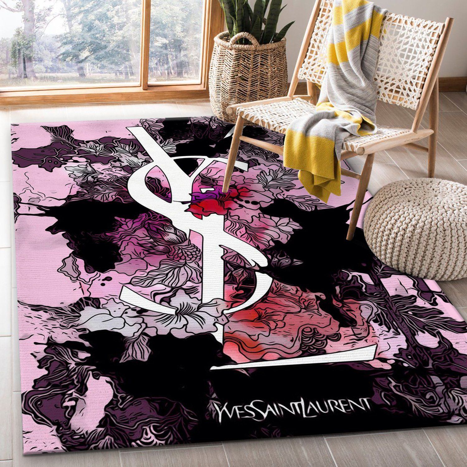 Ysl Area Rug Living Room Rug Christmas Gift Decor Area Rug For Living Room Bedroom Rug Home Decor