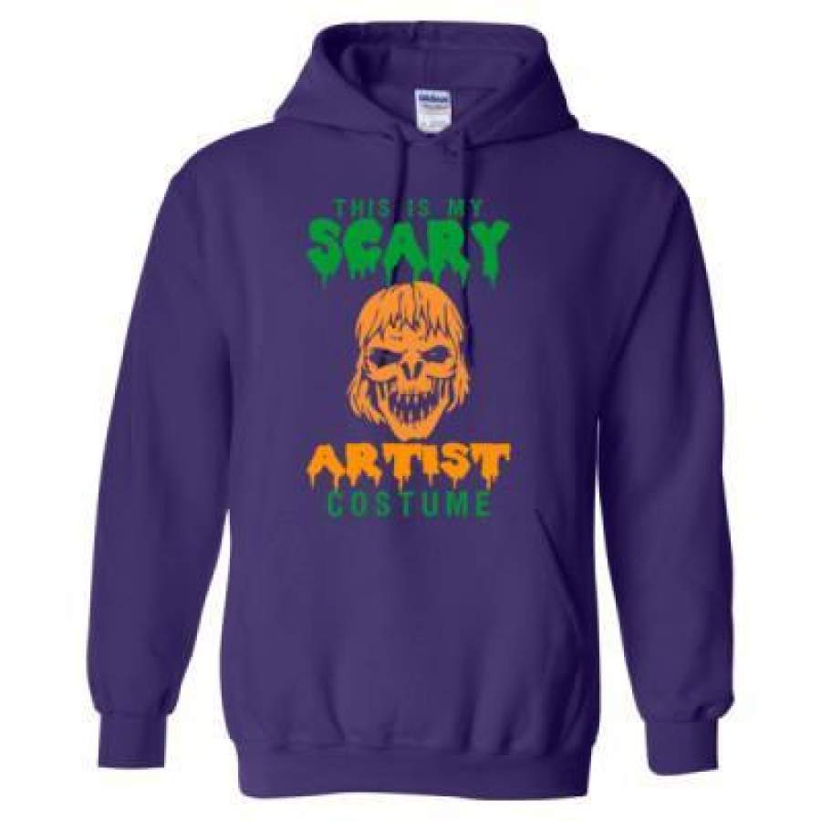 AGR This Is My Scary Artist Costume Halloween – Heavy Blend™ Hooded Sweatshirt