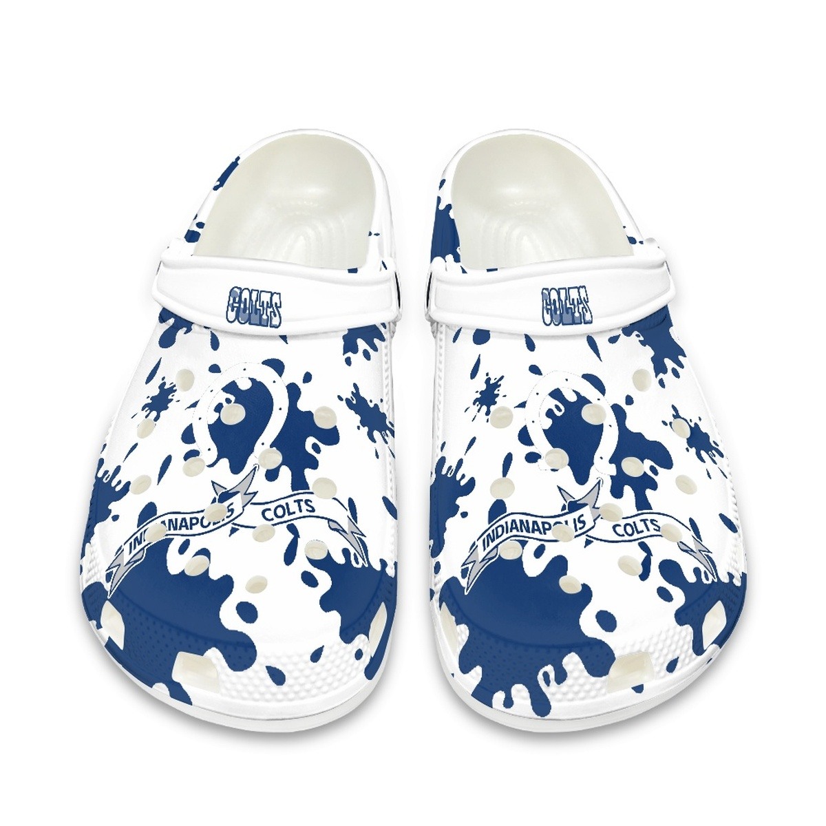 Indianapolis Colts Crocs Shoes Cute Style#4 Shoes For Fans