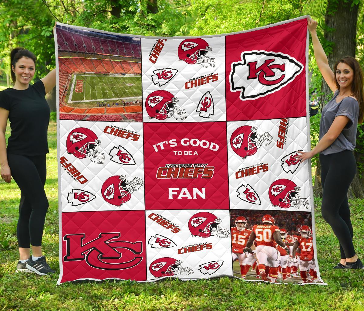 It’s Good To Be A Kansas City Chiefs Fan Quilt Shop