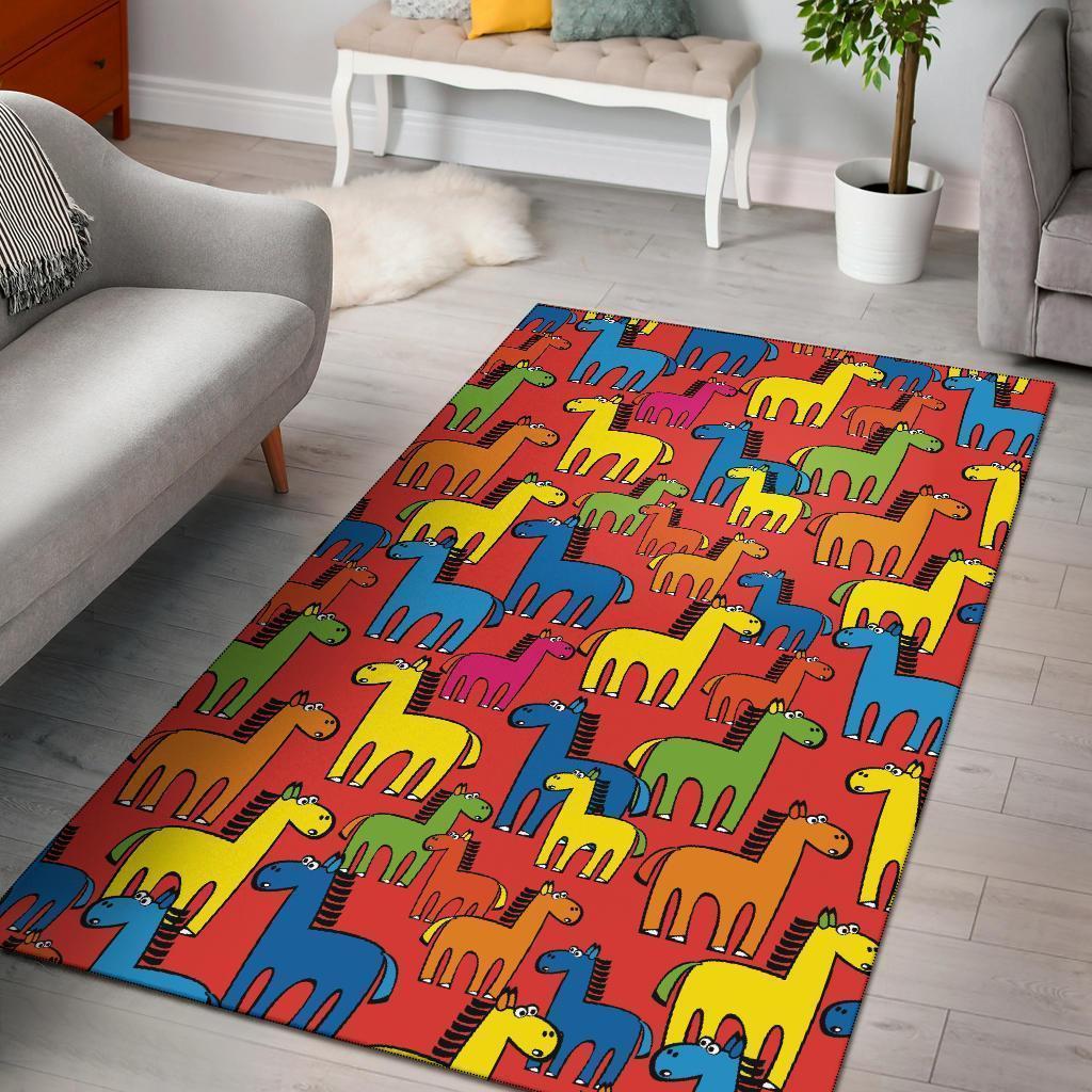 Equestrian Colorful Pattern Print Ar &hellip;