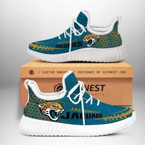 Jacksonville Jaguars Football Yeezy Customize Shoes For Fan