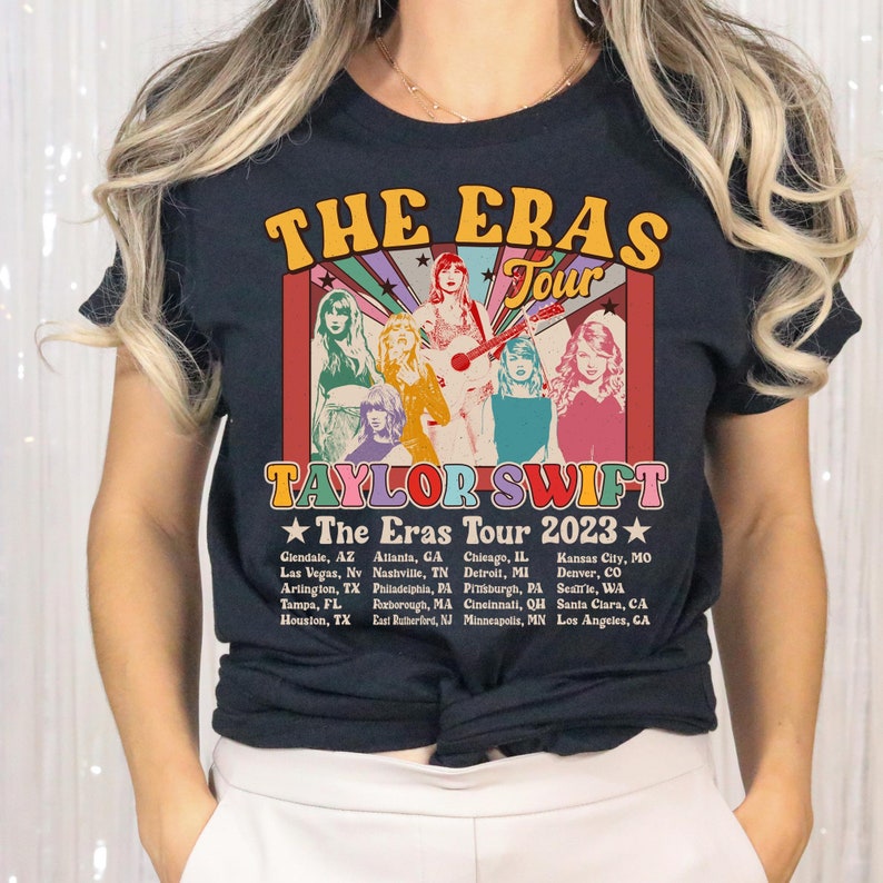 Taylor Swift Eras Tour Retro Shirt, Taylor Swiftie Eras Tee, Taylor Shirt, Swift Girls Graphic, Album Tee, Taylor Gift Shirt