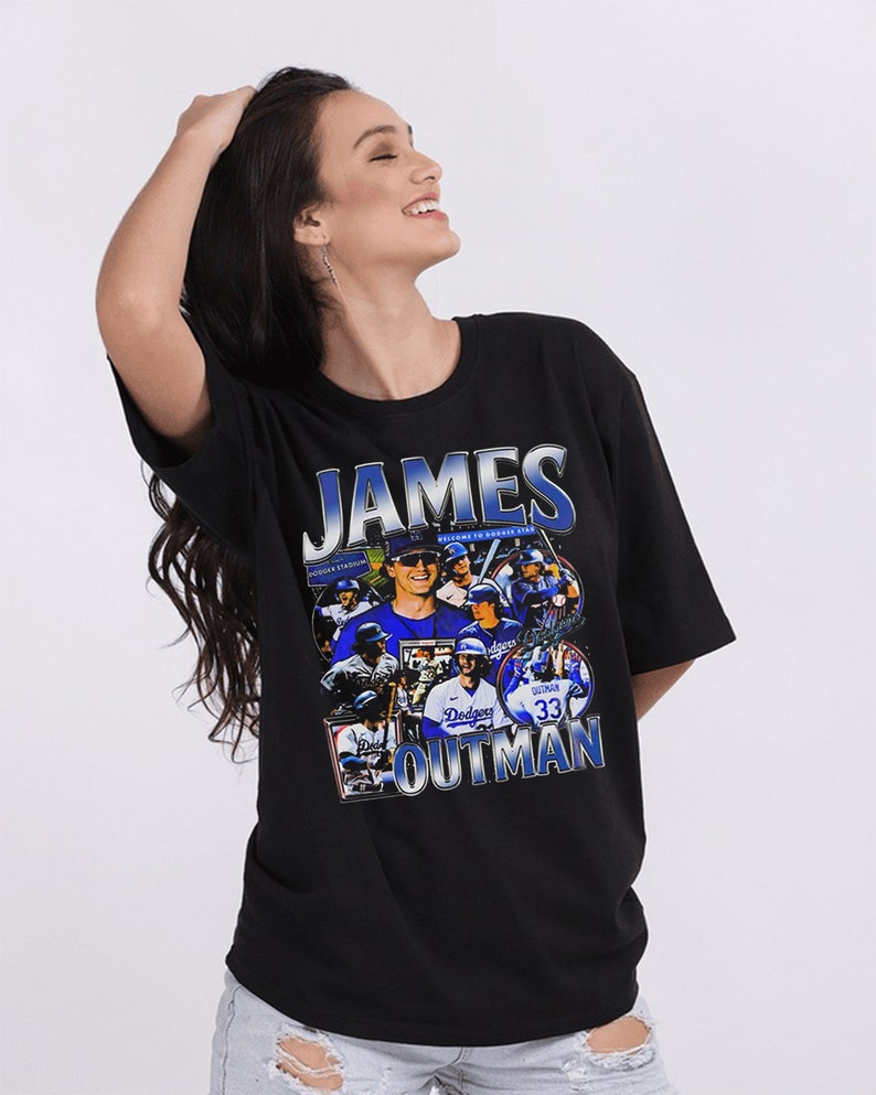 Vintage 90S Graphic Style James Outman T-Shirt, James Outman Shirt