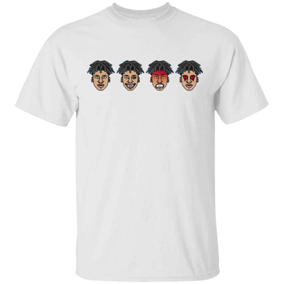 Nle Choppa Merch Nle Choppa Mood Swings Emoji White T-Shirt