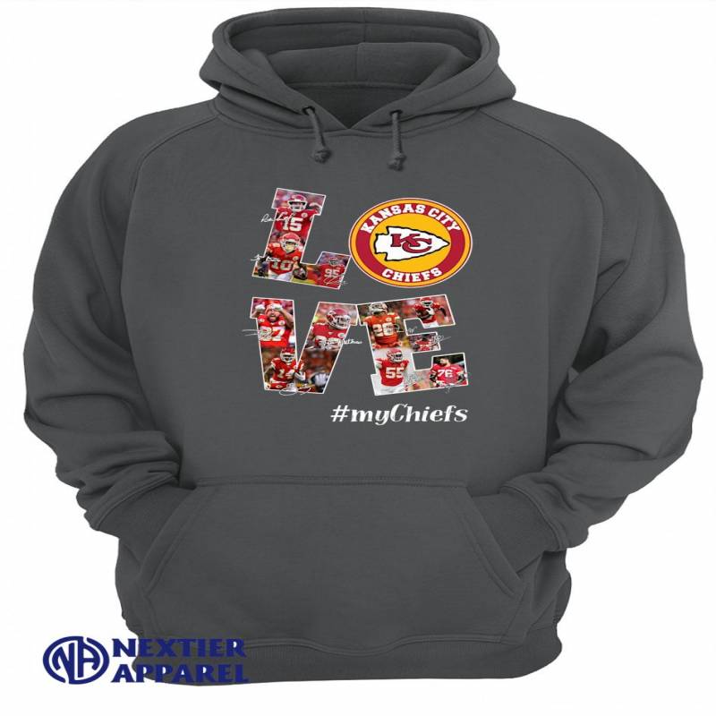 Love Kansas City Chiefs #mychiefs Shirt Unisex Hoodie