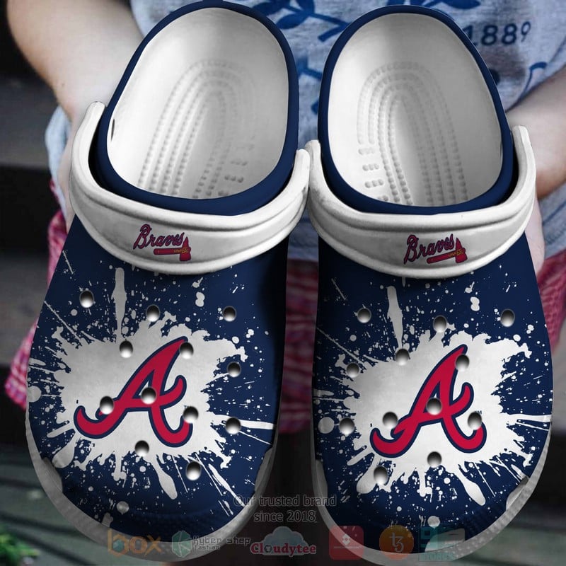 Atlanta Braves Crocss Crocband Shoes