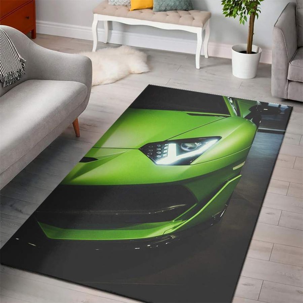 Lamborghini Aventador Super Cars FN200236 Area Rug – Floor Decor The US Decor