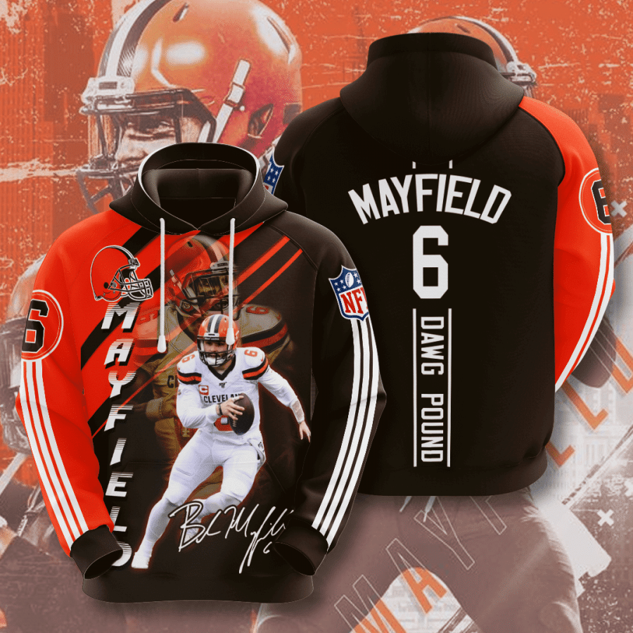 Cleveland Browns Baker Mayfield 11 Unisex 3D Hoodie Gift For Fans