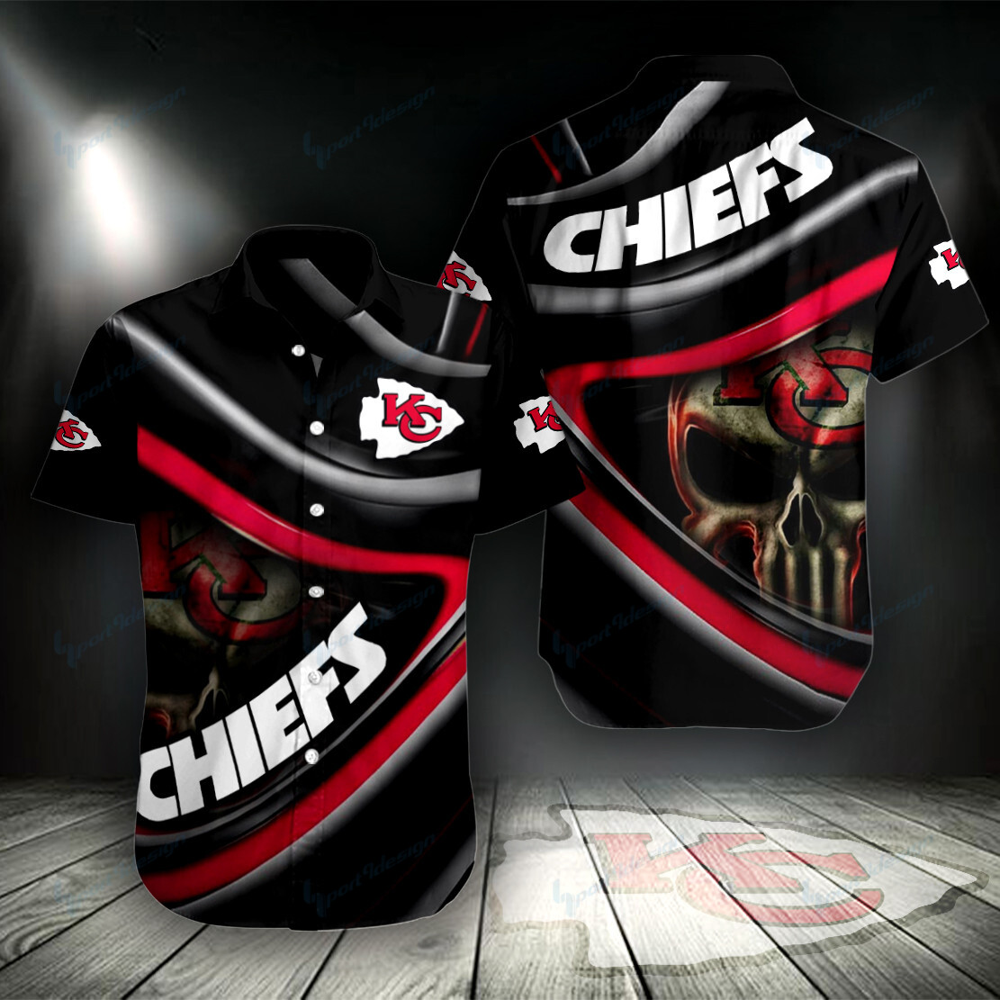 Kansas City Chiefs Button Shirt Bg911