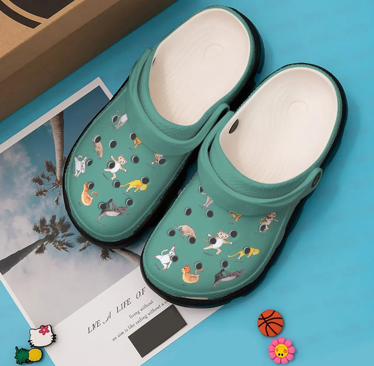 Yoga Personalized Clog Custom Crocs Comfortablefashion Style Comfortable For Women Men Kid Print 3D Yoga Animal