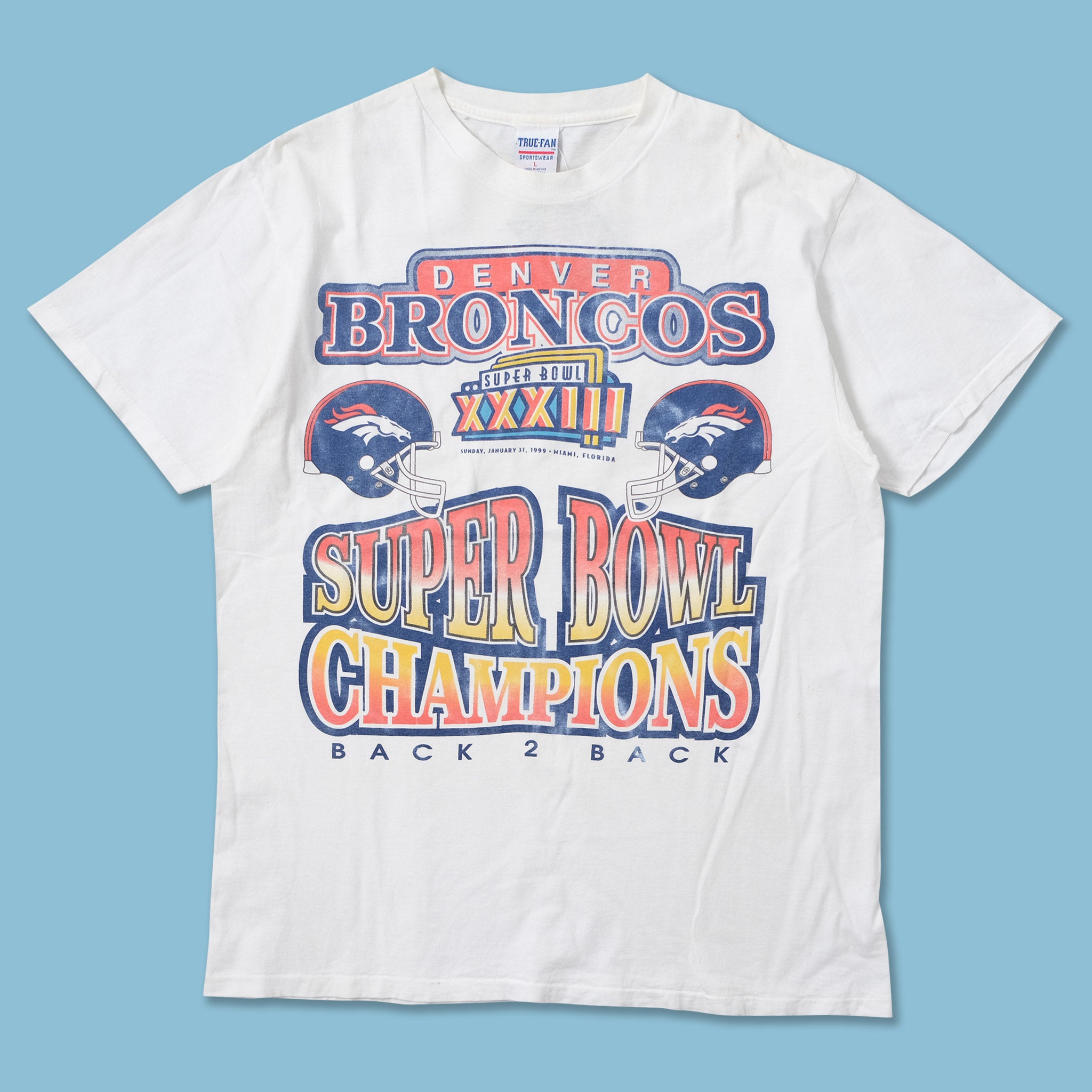 Vintage 1999 Denver Broncos T-Shirt Large