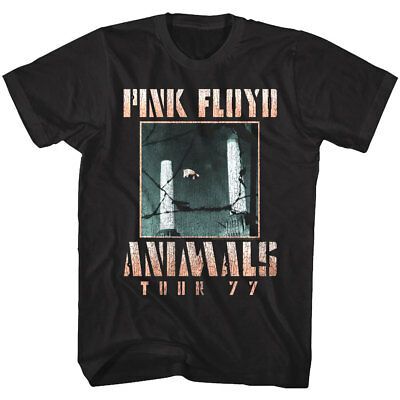 Pink Floyd Animals Album Tour 1977 S T Shirt Vintage Cover Art Pig Rock Merch 7543