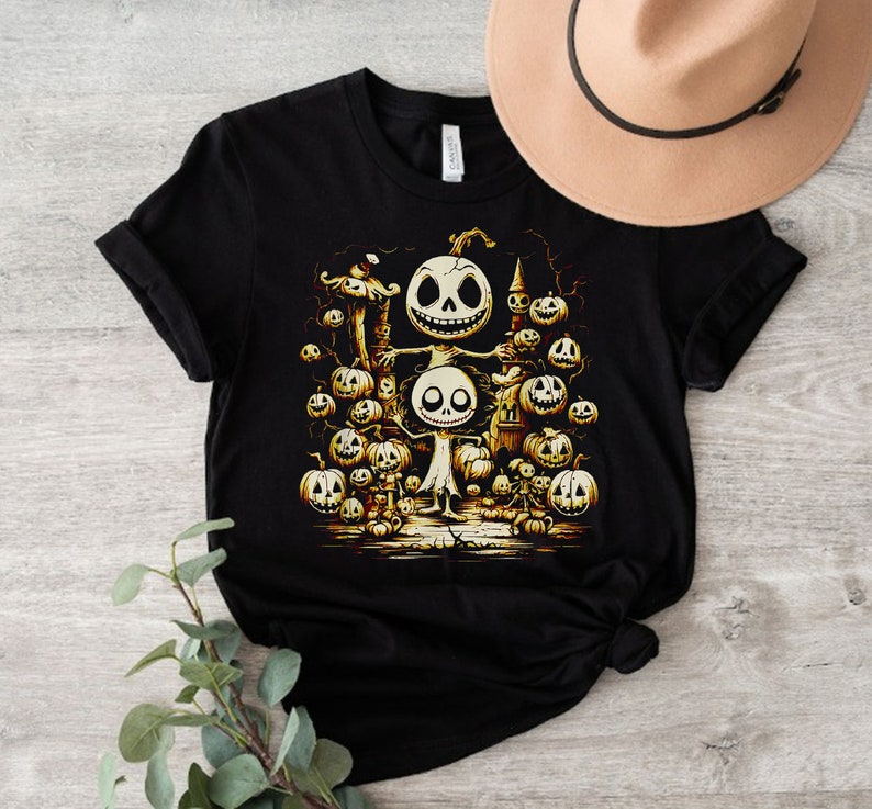 Halloween Creepy Funny Ghosts T-Shirt, Trend T-Shirt, Gift Ideas, Halloween Shirt, Shirt