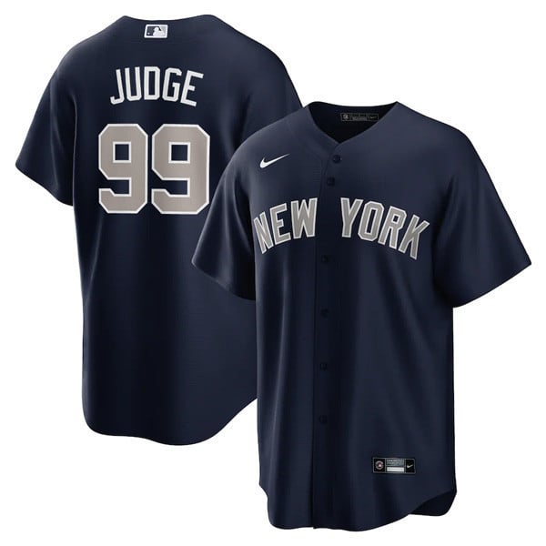 Aaron Judge New York Yankees Navy Jersey – All Stitched