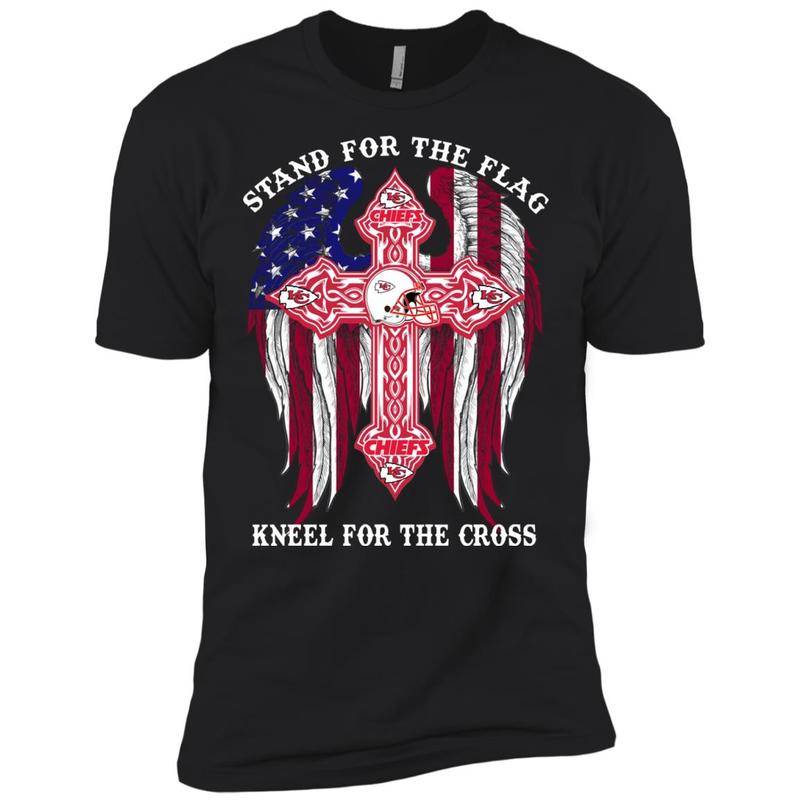 Get Here Kansas City Chiefs Stand For The America Sport Flag Premium T-shirt