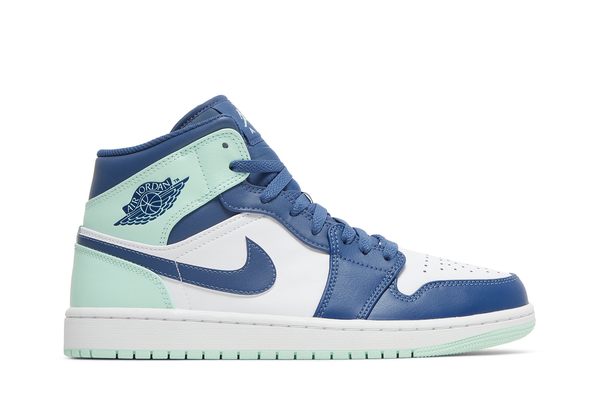 Jordan 1 Mid Mystic Navy Mint Foam – Kohlrabis 195869598451