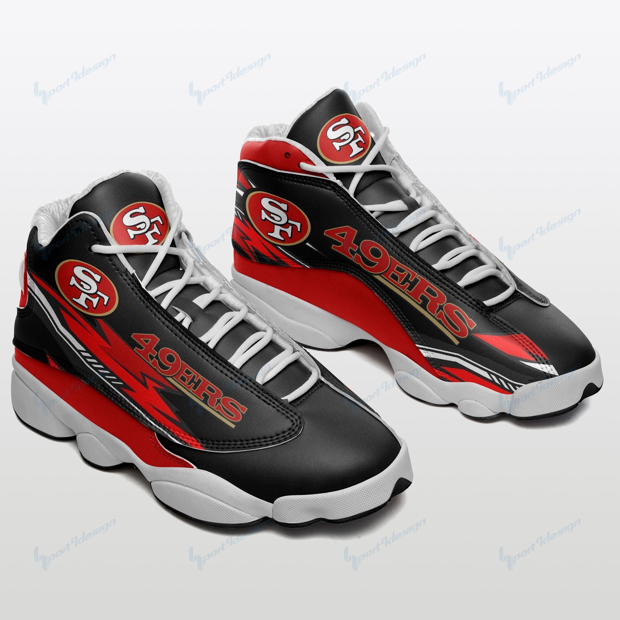 San Francisco 49ers Air JD13 Sneakers 612