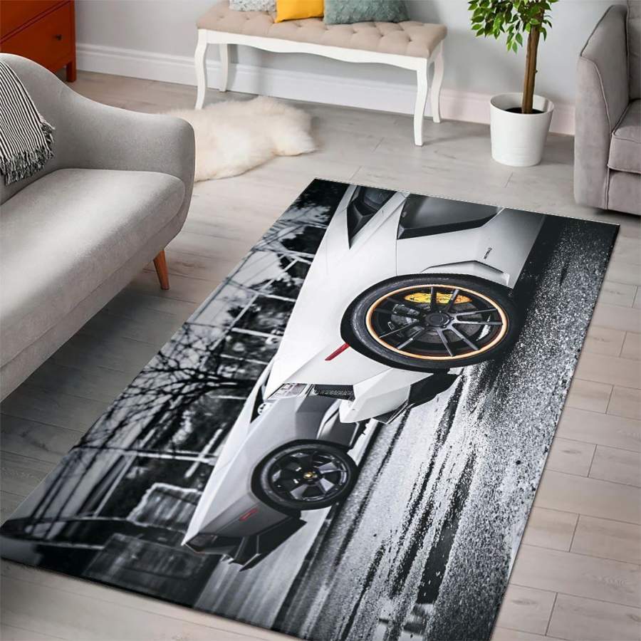 Lamborghini Aventador Super Cars FN200232 Area Rug – Floor Decor The US Decor