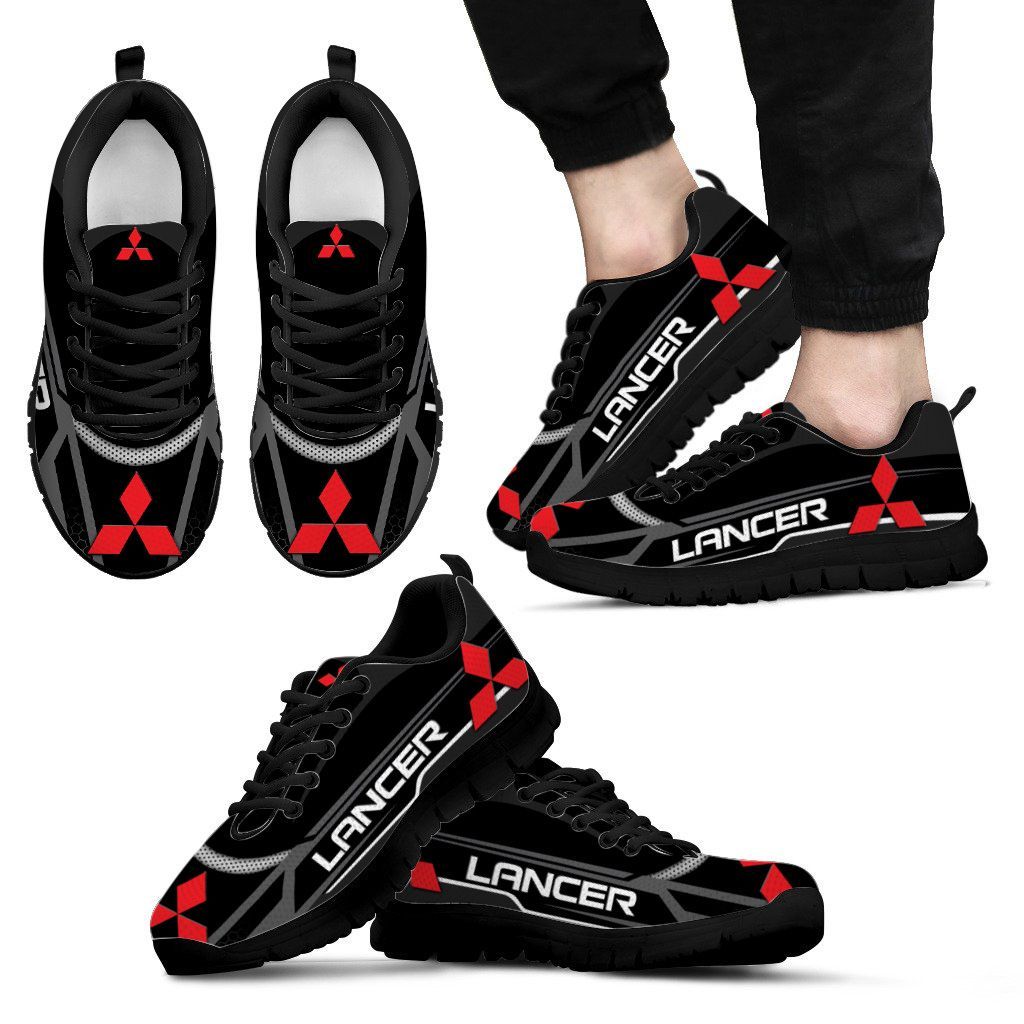 3D Printed Mitsubishi Lancer LPH-HT Sneakers For Men & Women Ver1 (Black)