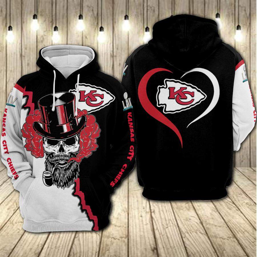 Kansas City Chiefs Hoodie 3D Style3483 All Over Printed