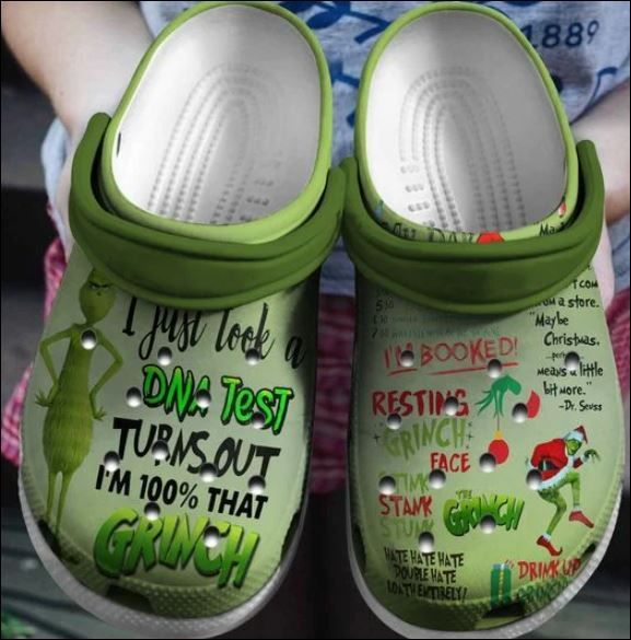 I’M 100% That Grinch Christmas Crocss Classic Clogs Shoes Pancr0326