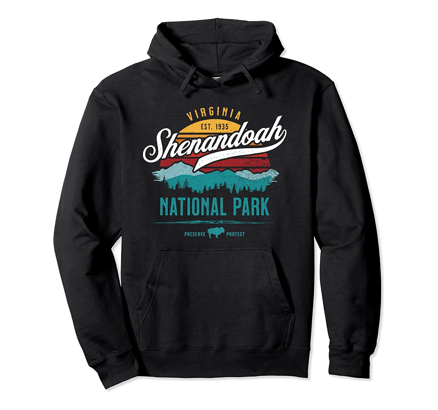 Vintage Shenandoah National Park Retro Hiking Camping Gifts Pullover Hoodie T-Shirt, Sweatshirt, Tank Top