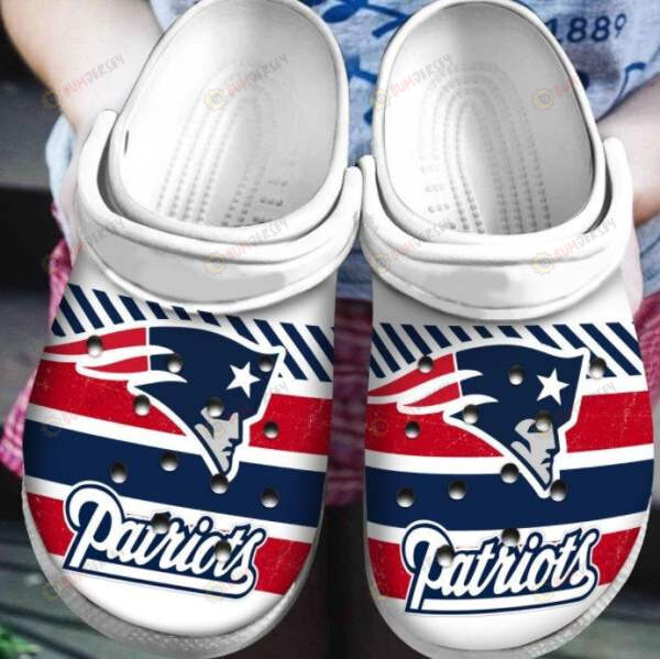 New England Patriots Crocband Crocs Crocband Clog Comfortable Water Shoes – Aop Clog