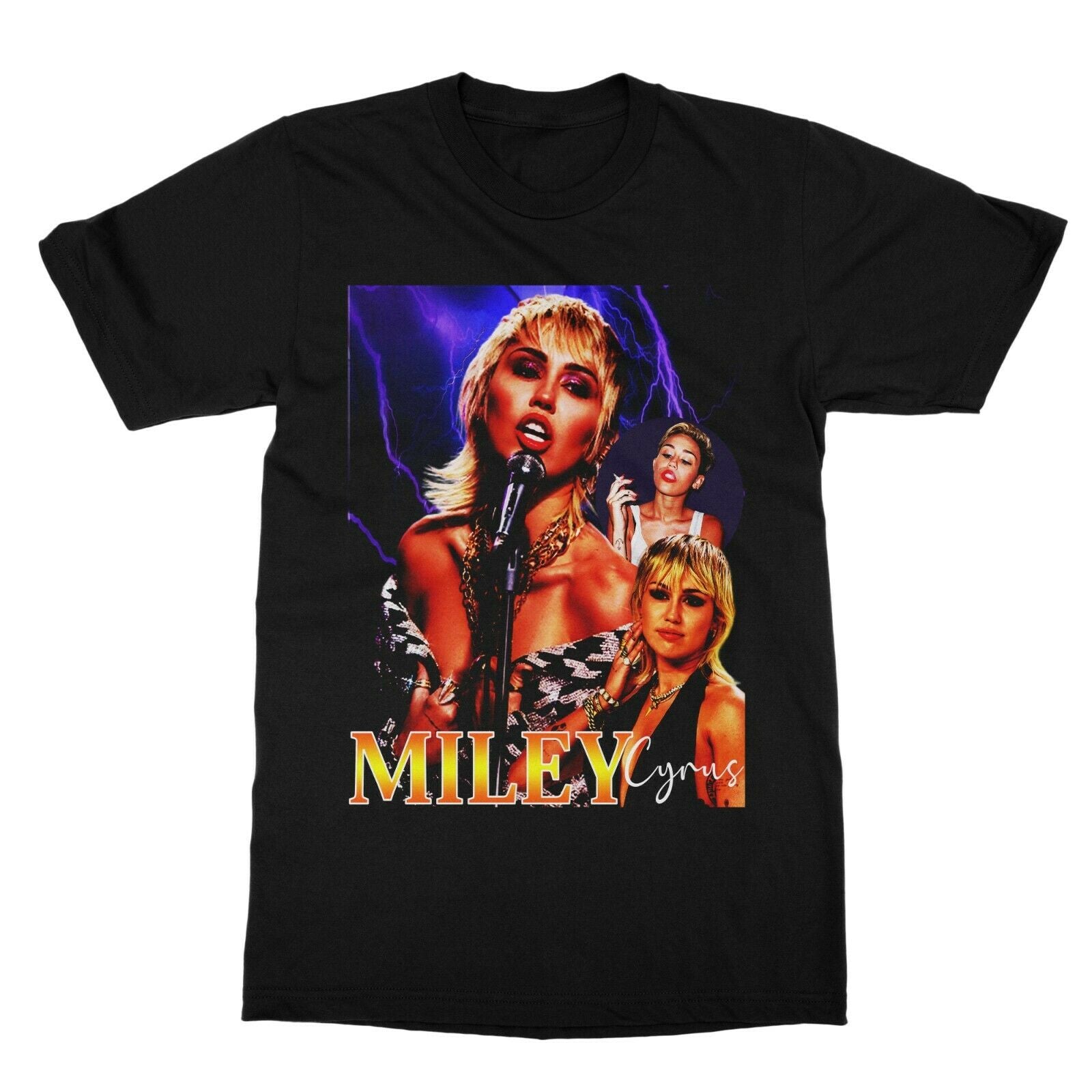 Vintage Style Miley T-shirt vintage print t shirt