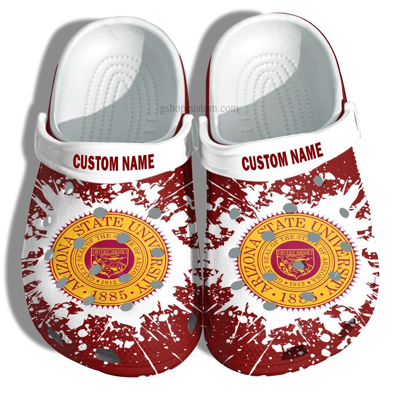 Arizona State University Graduation Gifts Croc Shoes Customize- Admission Gift Crocss Shoes