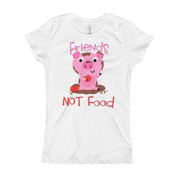 Vegan Shirt Vegan Baby Clothes Kids Vegan Shirt Friends Not Food Shirt Animal Activist Shirt Girls