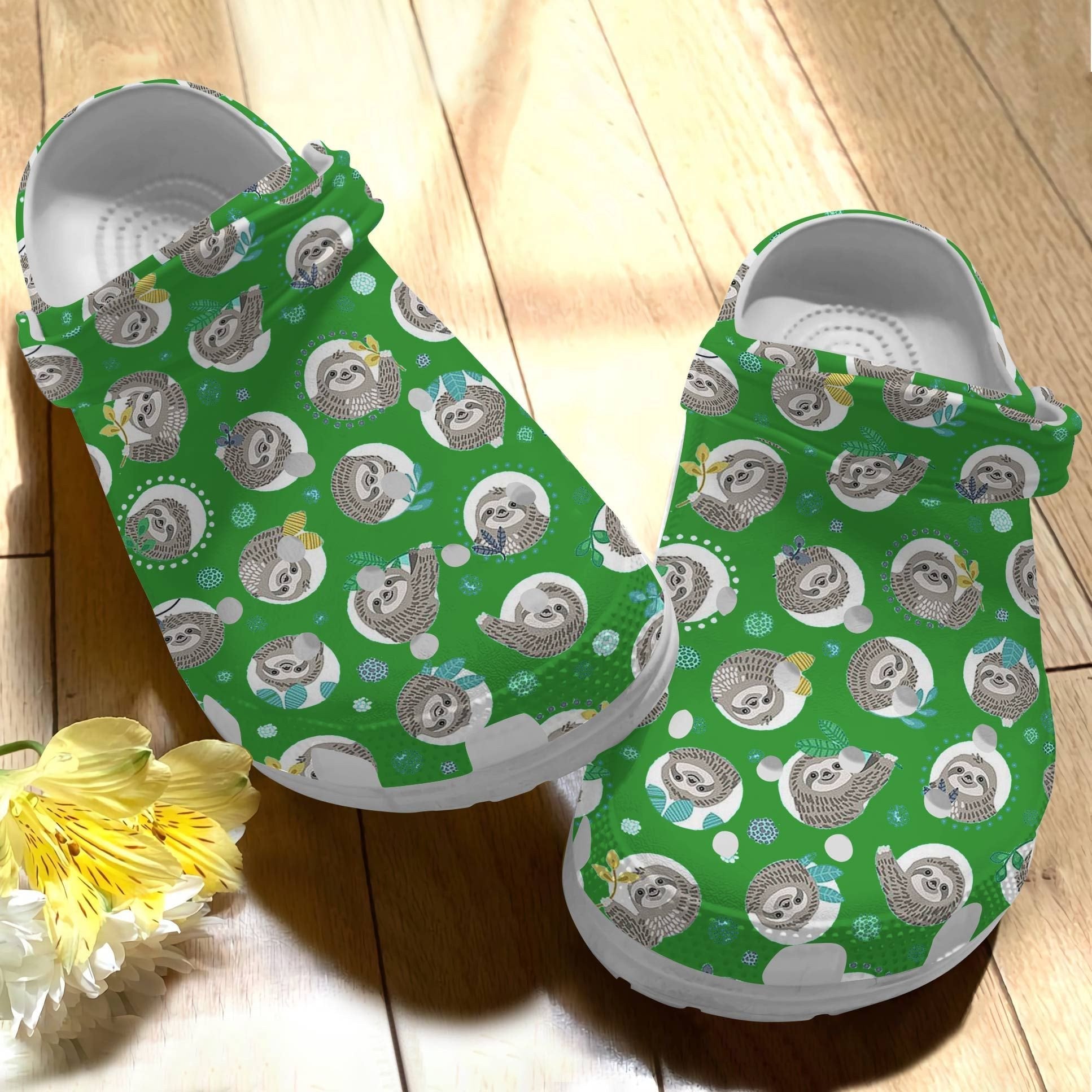 Adorable Sloths Shoes – Lovely Animal Crocbland Clog Birthday Gift – Gigo Smart