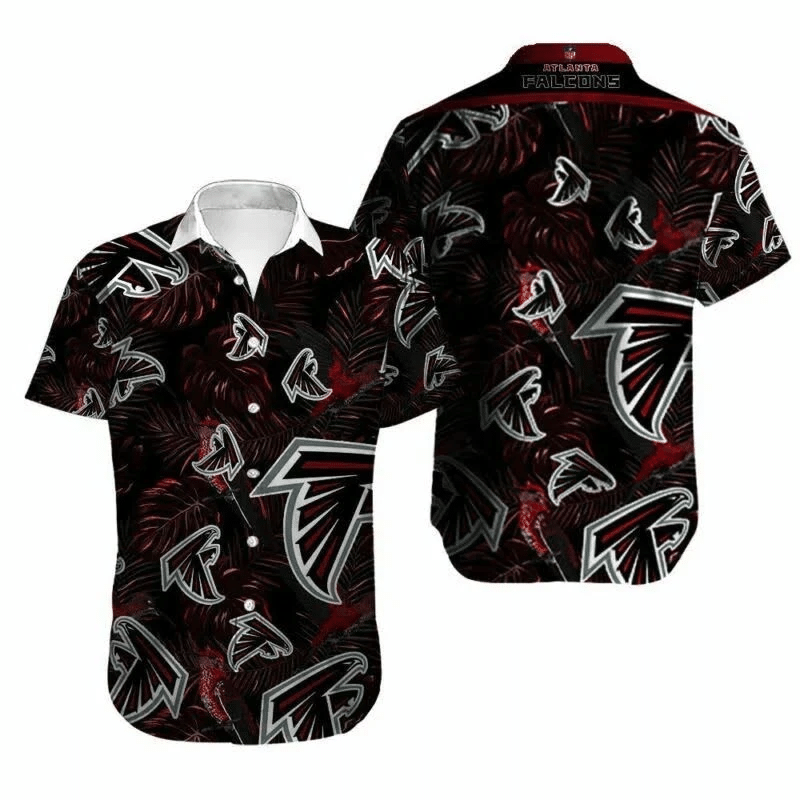 Atlanta Falcons S Summer Beach Holiday All Over Printed Hawaiian Shirt Size S – 5Xl