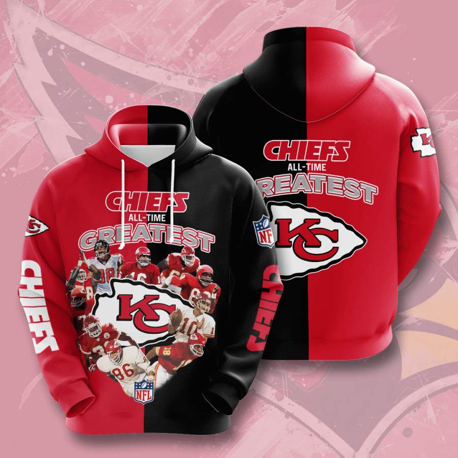 Kansas City Chiefs Hoodie 3D Style3535 All Over Printed