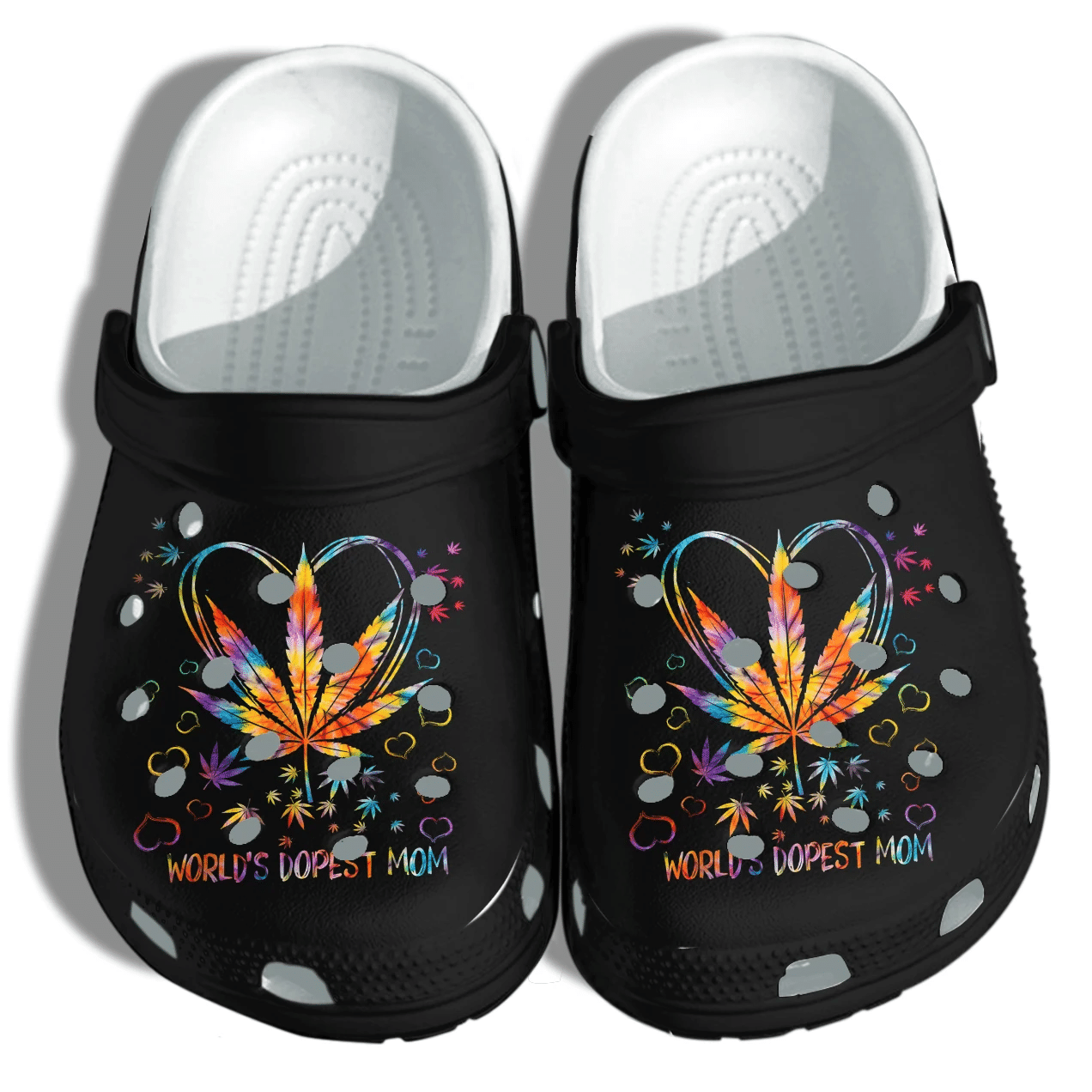 Woman World’S Dopest Mom But Have Big Love Shoes Crocs Clog Birthday Gift For Mom Grandma