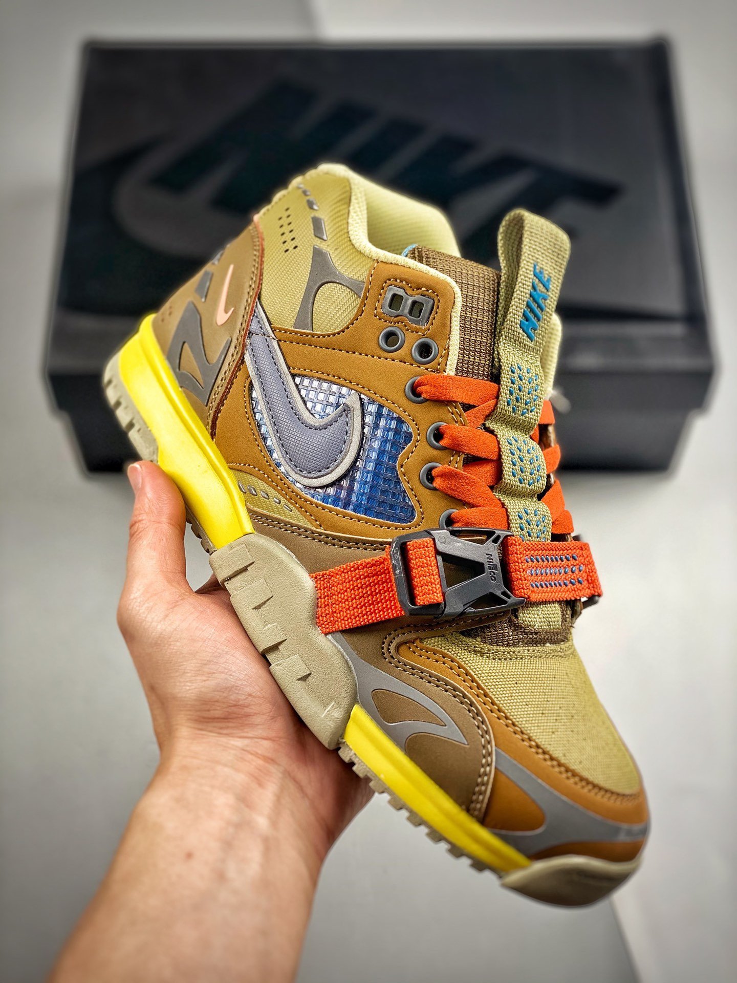 Nike Air Trainer 1 CorianderAshen Slate-Wheat-Light Sienna DH7338-300 5338676