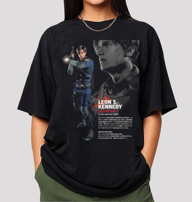 Resident Evil Leon Kennedy Inspired Shirt, Resident Evil Sweatshirt, Leon S. Kennedy Unisex Tee