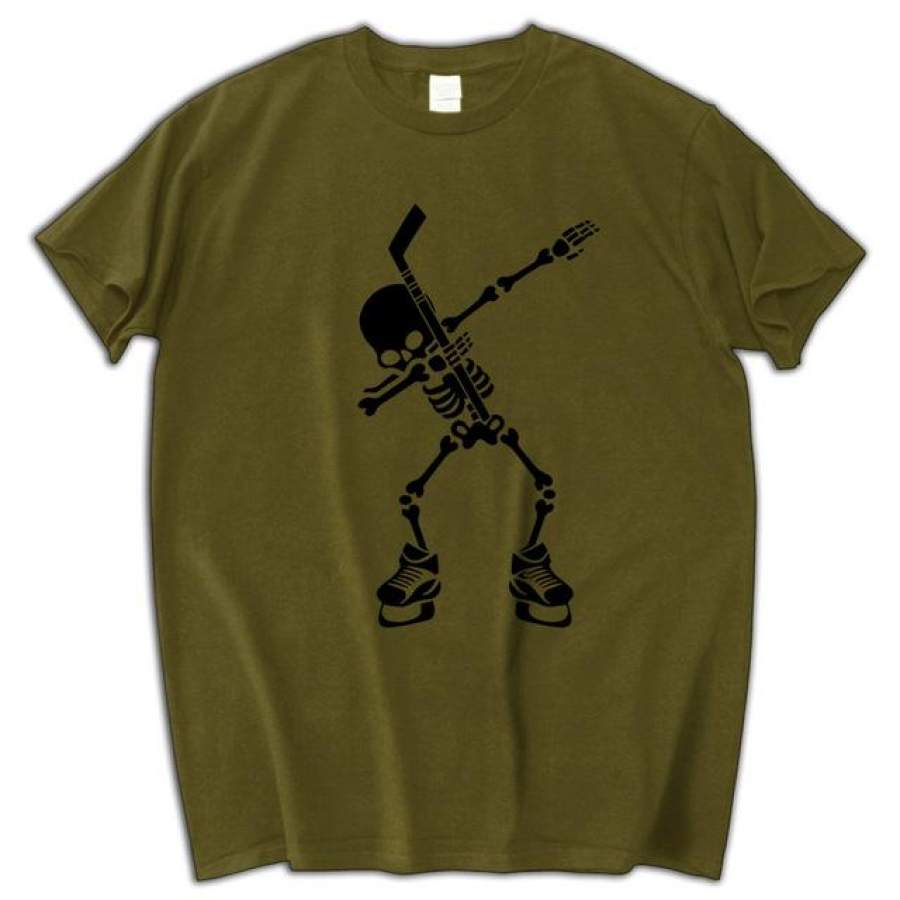Skeleton Dabbing Halloween Dab Dance T-Shirt New Men Fashion T Shirts Top Tee