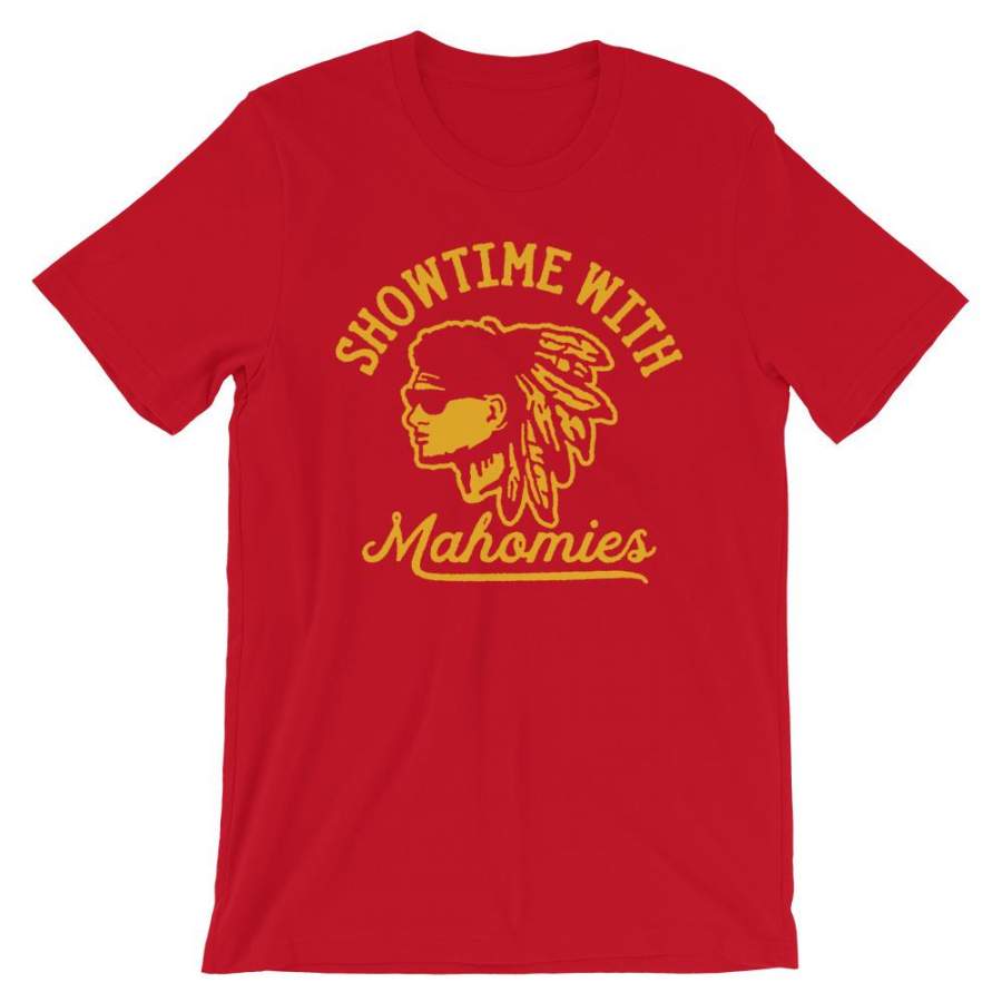 Showtime with Mahomies – Patrick Mahomes Kansas City Chiefs Inspired –  Unisex T-Shirt