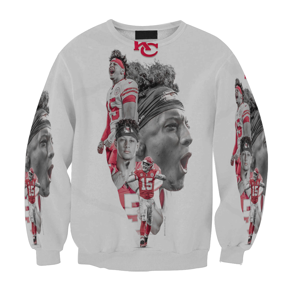 Kansas City Chiefs Patrick Mahomes 15 V2 Gift For Fan 3D Full Printing Sweatshirt